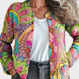Ivanka™ - Cardigan with Artistic Pattern