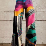Madeleine | Organic Printed Trousers