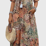 Yvonna | Elegant Floral Midi Dress