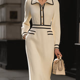 Sylvie | Midi Dress with Button Details