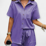 Karolína - Comfortable set with shirt and shorts