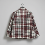 Beatrice | Checked Cape Jacket