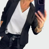 Ella - Women's Loose-Fitting Trouser and Blazer Set