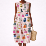 Océane - Comfortable Sleeveless Summer Dress