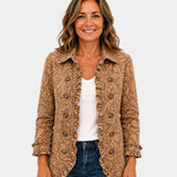 Conception | Vintage Floral Jacket with Ruffles