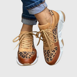 Lucie | Comfortable Leopard Trainers