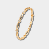 Claire – Elegant Gold Bracelet with Zirconia