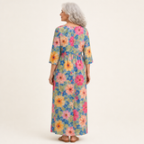 Solène - Chic and Comfortable Long Flowing Dress