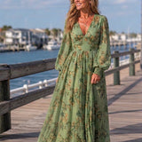 Lillian | Floral Flowing Maxi Dress
