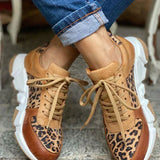 Lucie | Comfortable Leopard Trainers