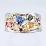 Vintage Bunter Zirconia Ring