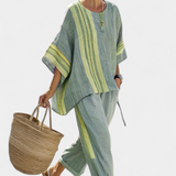 Lorena - Boho Set in Linen and Bamboo
