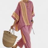 Lorena - Boho Set in Linen and Bamboo