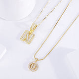 Initial Moissanite Necklace