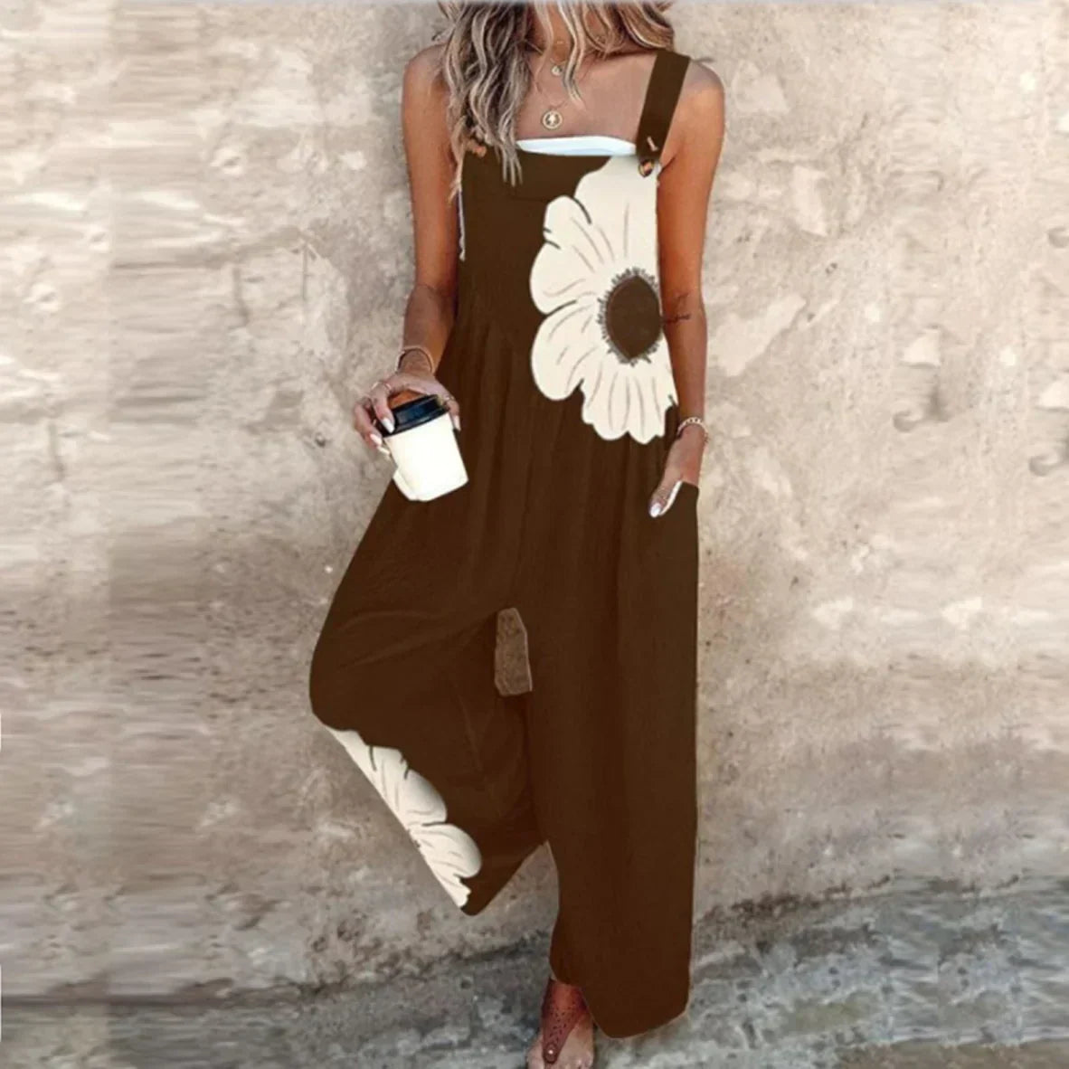 Amandine | elongated bohemian contrasting flower