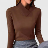Clémence | Clear | Elegant Fitted Turtleneck