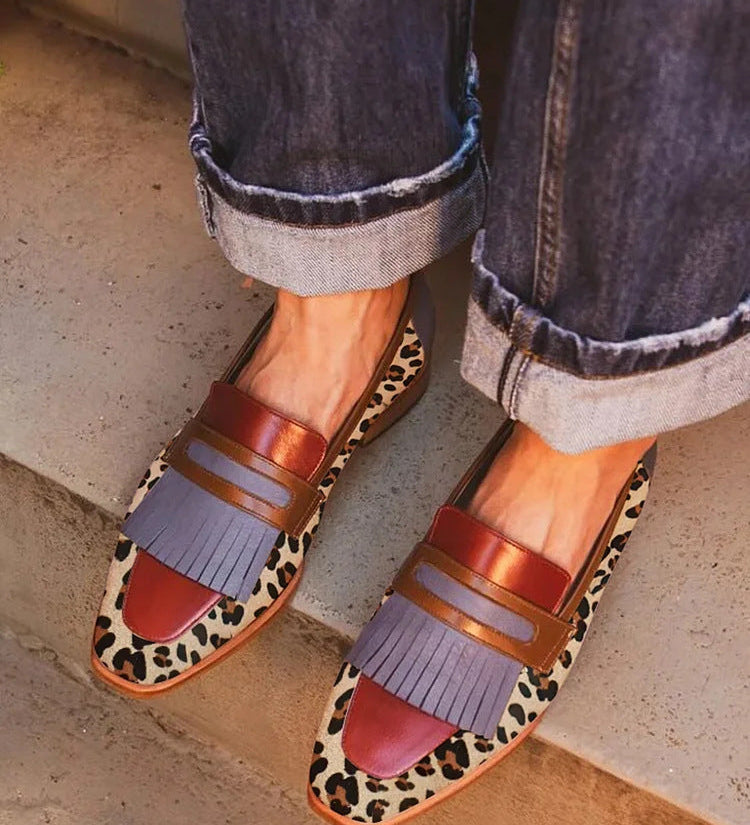 Zelda - Elegant Leopard Moccasin
