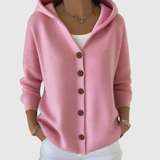 Sadhbh | Hooded Button-Up Cardigan