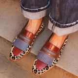 Zelda - Elegant Leopard Moccasin