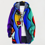 Niamh | Jacket with Colourful Graphic