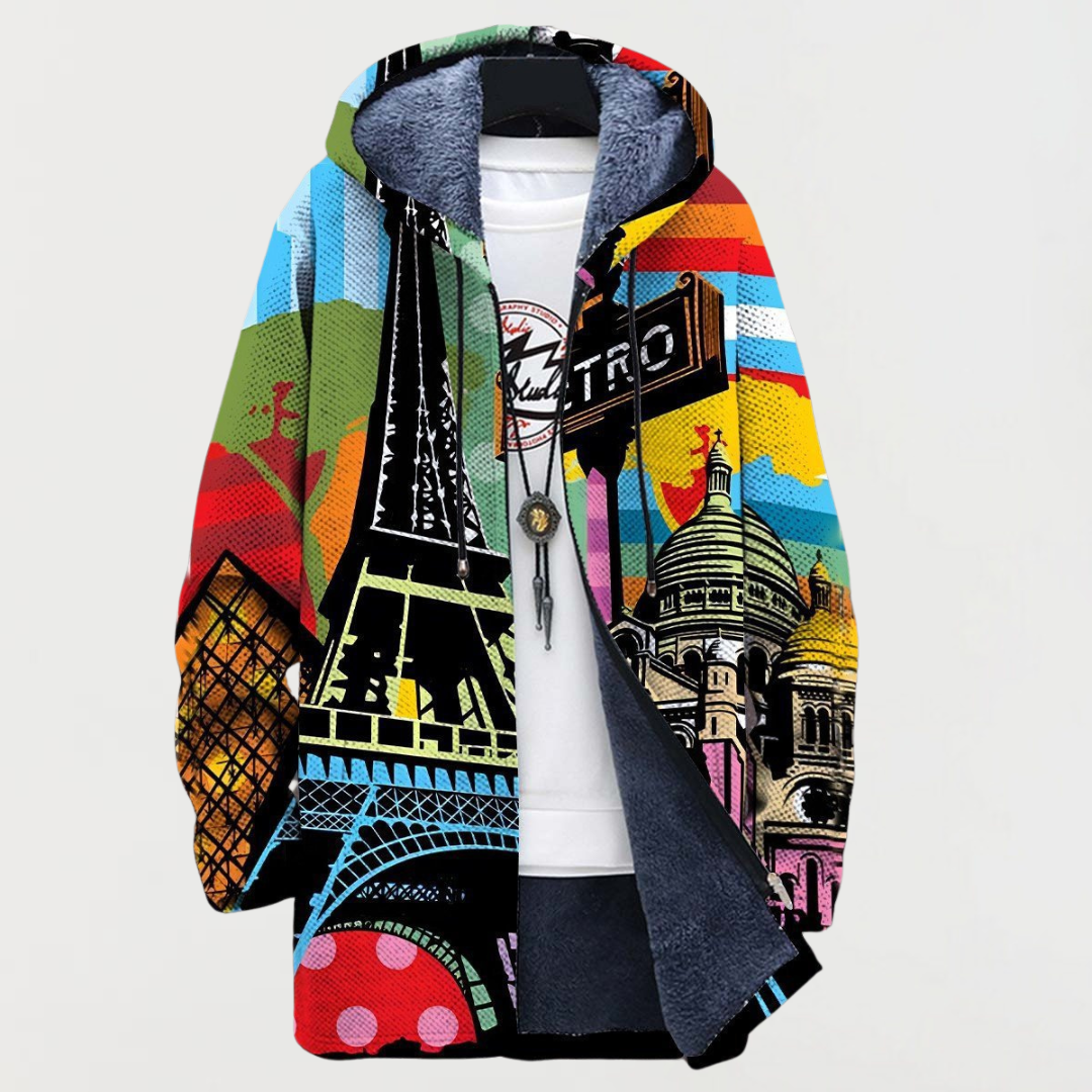 Clodagh | Sweater with Urban Pattern