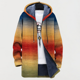 Róisín | Sunset Gradient Pattern Coat