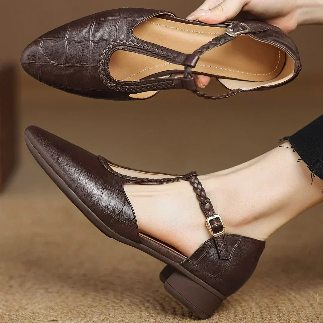 Inès | Kepa Leather Mary Janes