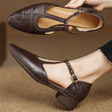 Inès | Kepa Leather Mary Janes