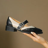 Marie | Leather Mary Janes