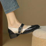 Marie | Leather Mary Janes