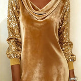 Sophie | Sparkling Velvet Sleeve Dress