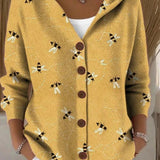 Opal | Artful Hooded Shirt