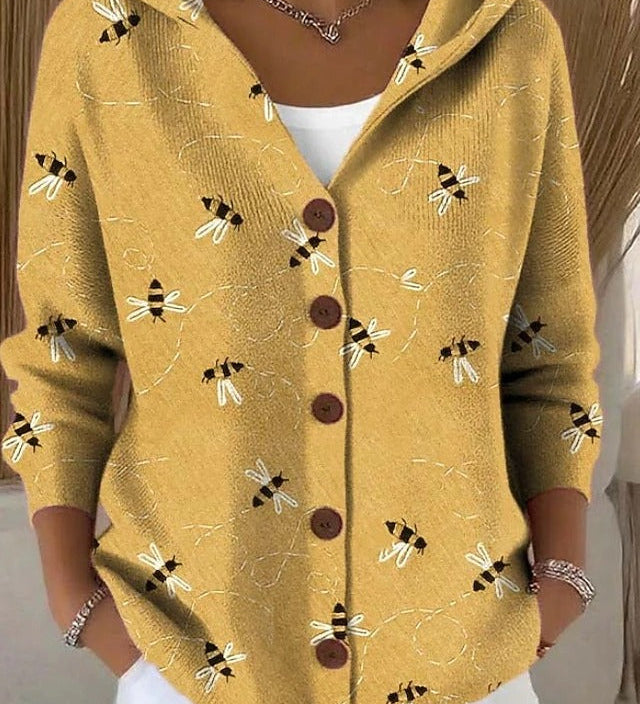Opal | Artful Hooded Shirt