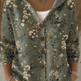 Opal | Artful Hooded Shirt