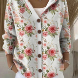Opal | Artful Hooded Shirt