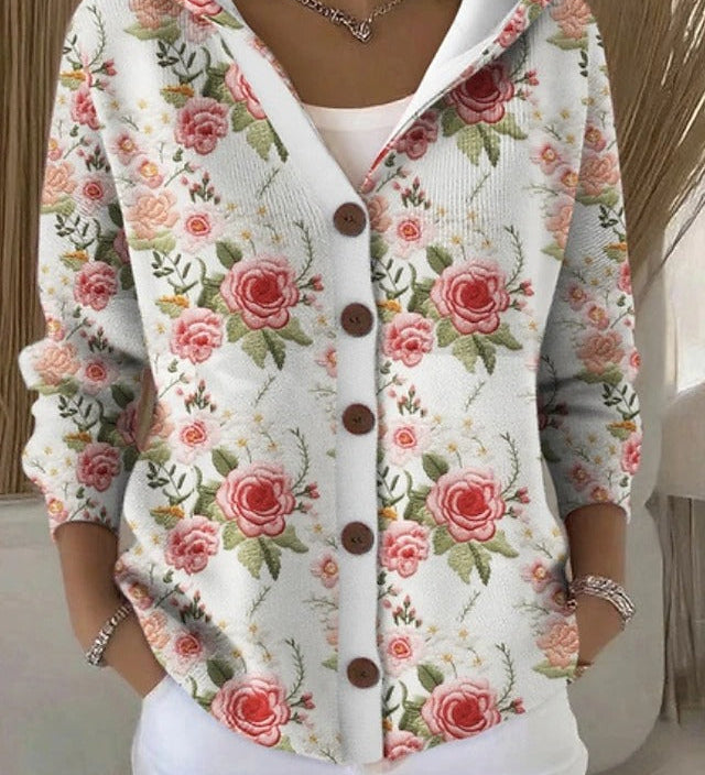 Opal | Artful Hooded Shirt