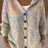 Opal | Artful Hooded Shirt