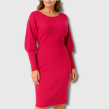 Nina | Elegant Knitted Midi Dress