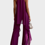 Viola - Elegant Halter Set with Trousers