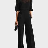 Clarisa – outfit with wide trousers