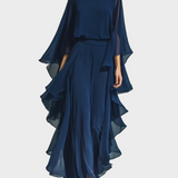 Aurora - Elegant Chiffon Ruffle Set