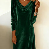 Joëlle | Loose Velvet Dress
