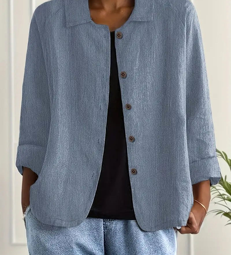 Carmen | Relaxed Button-Front Overshirt