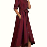 Martine | Perfect Buttoned Maxi Dress for Parties
