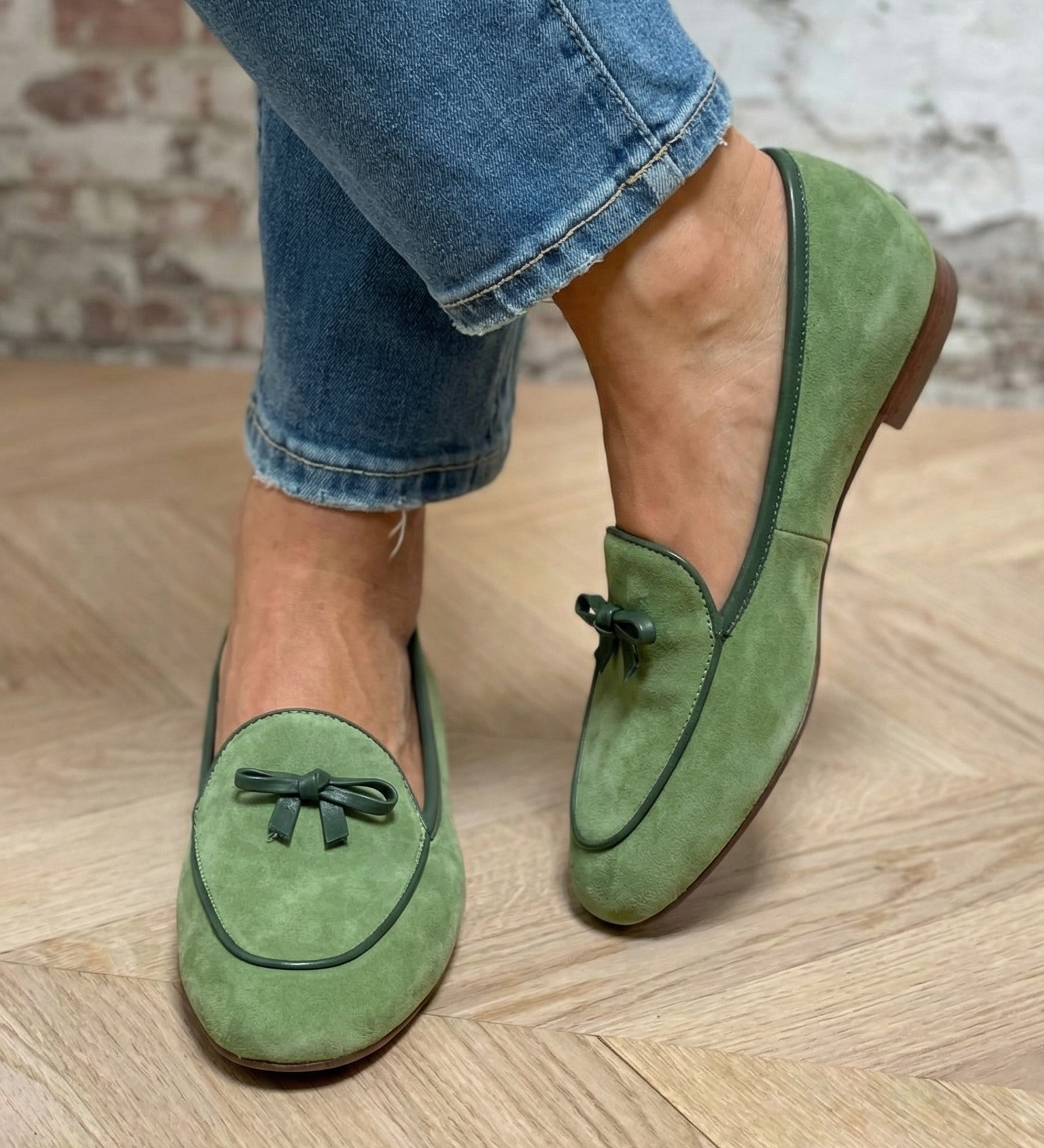 Geneviève - Elegant Flat Shoes with Bow