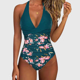 Émilie | Elegant One-Piece Swimsuit with V-Neck