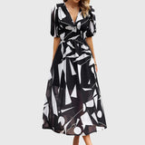 Merlin | Flattering Floral Midi Dress