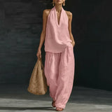 Ainhoa | Two-Piece Textured Linen Set