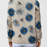 Bronwen | Floral Openwork Jumper