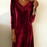Joëlle | Loose Velvet Dress